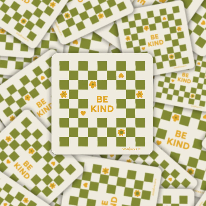 Sticker von Sarah Hearts: Be Kind