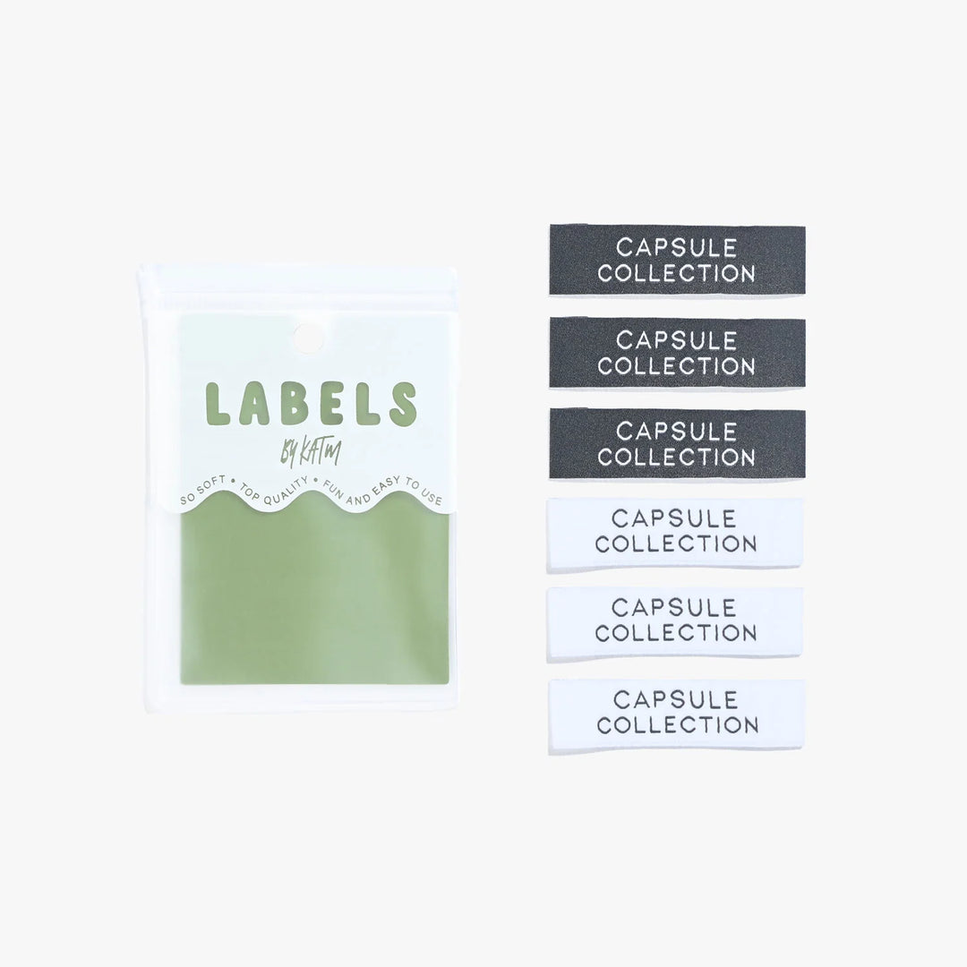 Webetiketten von Kylie and the Machine: Capsule Collection (6 Stück)