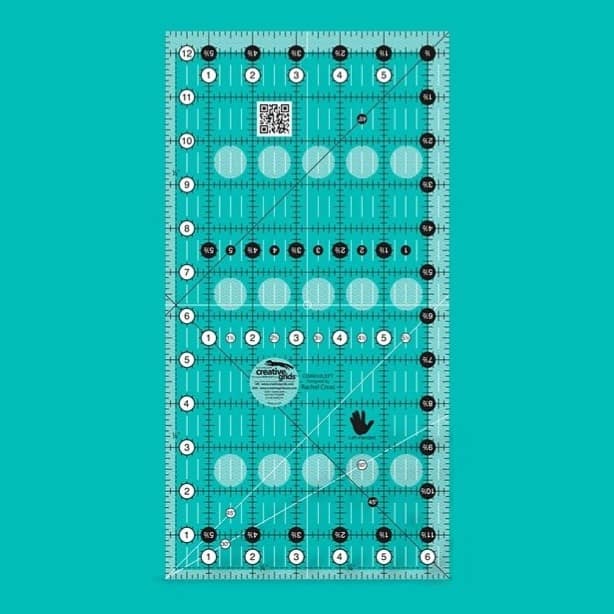 Creative Grids Lineal 6,5 x 12,5 Inch für Linkshänder