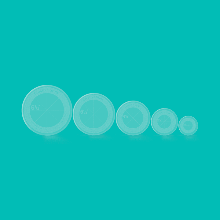 Creative Grids Quilt Circles / 5 Kreise als Scheiben