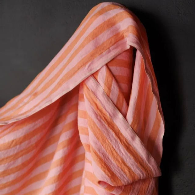 Merchant &amp; Mills Leinen "Mallow Stripe"