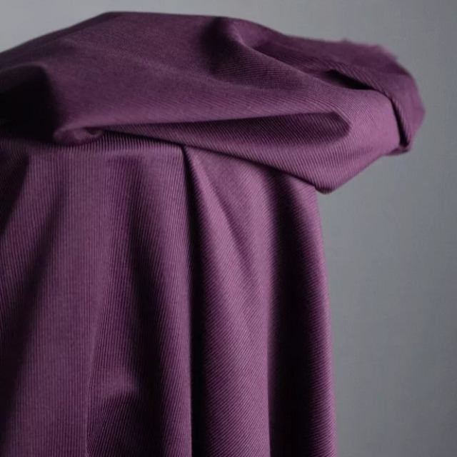 Merchant &amp;amp; Mills - 14 Wale Corduroy in Aubergine