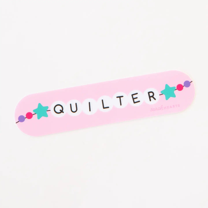 Sticker von Sarah Hearts: Quilter-Armband