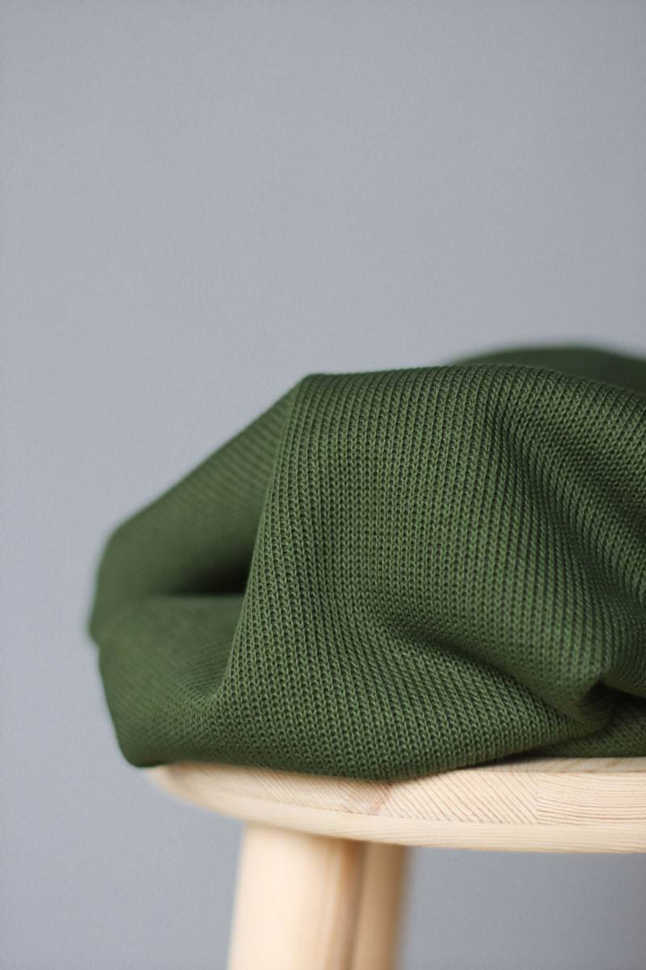 Mind the Maker - Dante Doubleface Knit in Green Khaki