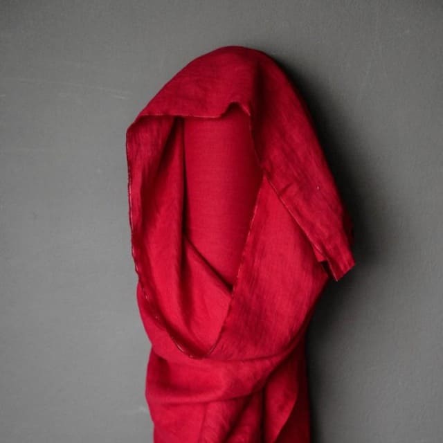 Merchant &amp;amp; Mills Leinen "Demon Scarlet"