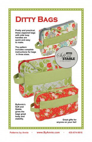 Schnittmuster Kosmetiktasche "by Annie Ditty Bags" (englisch)