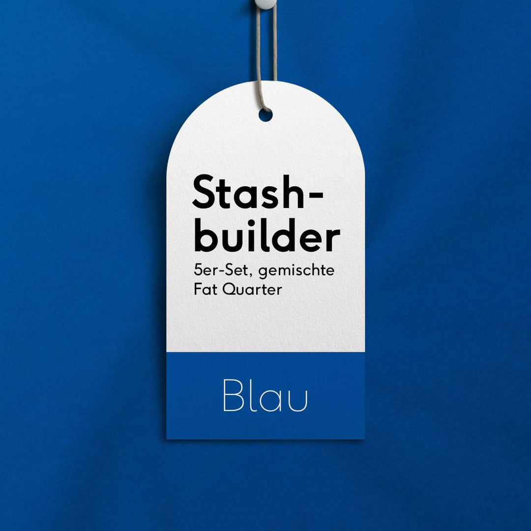Stashbuilder "Blue and Friends" (5 Fat Quarter)