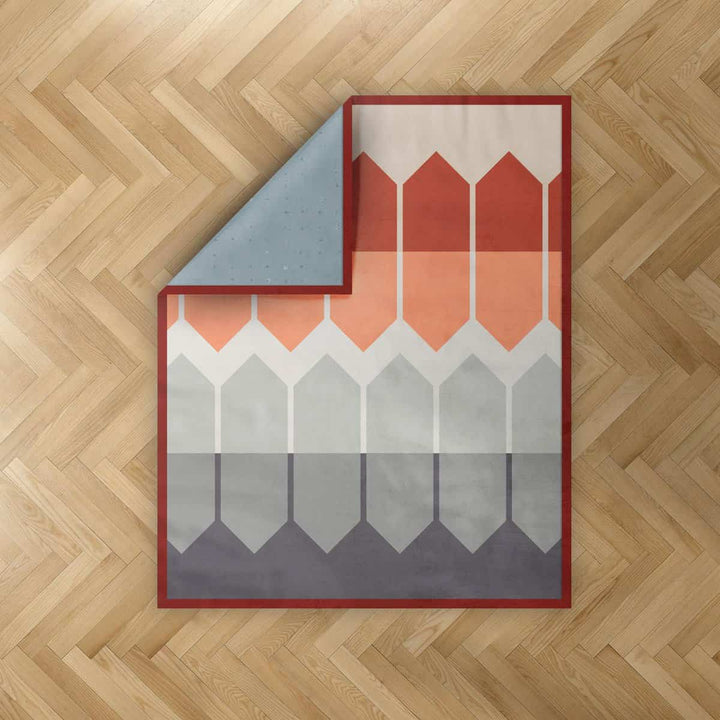 Lake House Quilt Kit 6 - Red Velvet Cake - Baby Quilt mit Rückseite A