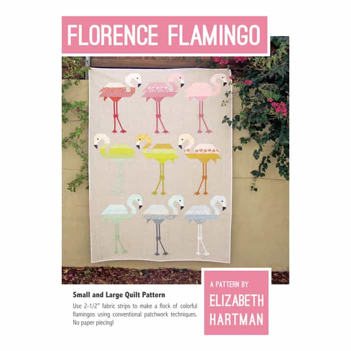 Quilt Pattern - Florence Flamingo (Englisch)