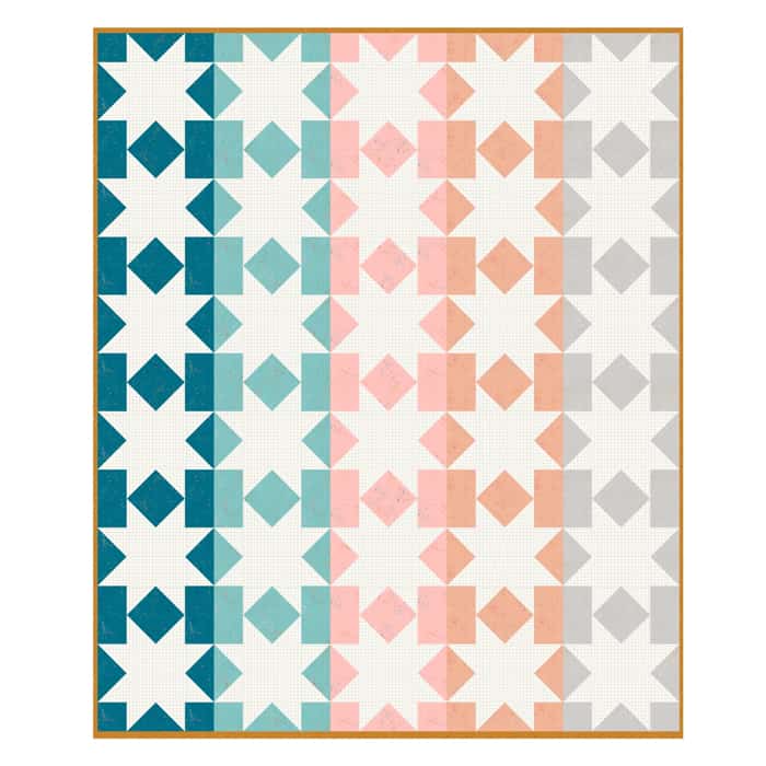 Quilt Pattern - Star Fall (Englisch)