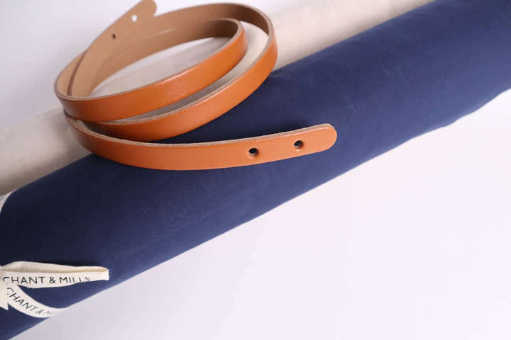 Miyako - Echtlederriemen Cross-Body in Camel