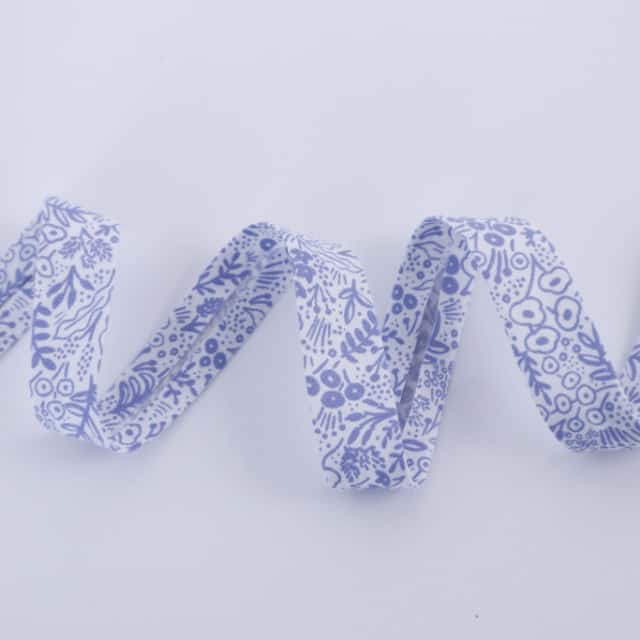 Schrägband Rifle Paper Co. Basic Tapestry Lace in Periwickle 20mm
