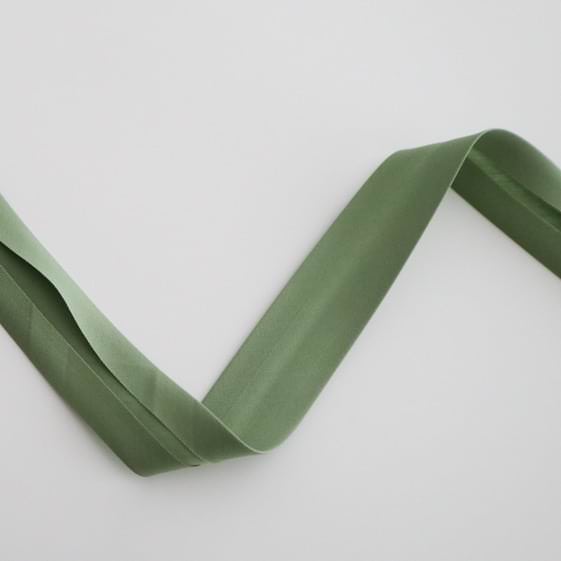 Schrägband Pure Solids in Patina Green 25mm