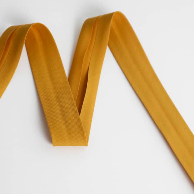 Schrägband Pure Solids in Honey 25mm