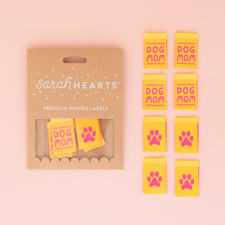 Webetiketten von Sarah Hearts: Dog Mom