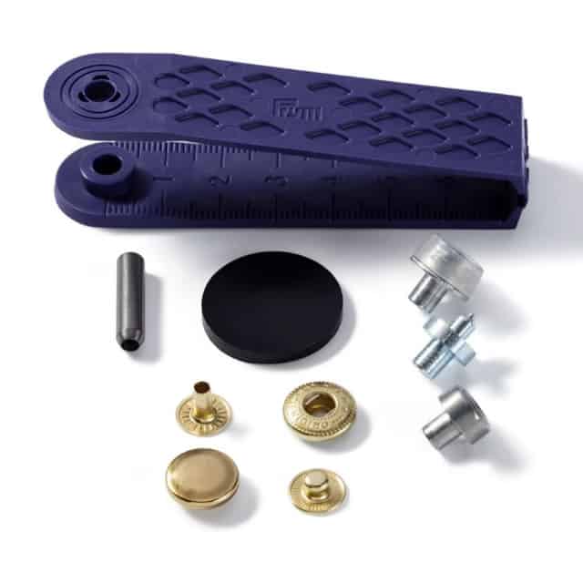 Prym Nähfrei-Druckknopf Anorak, 12mm, goldfarbig