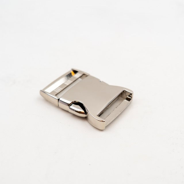 Steckschnalle Nickel für Gurtbänder bis zu 40mm/1 1/2"