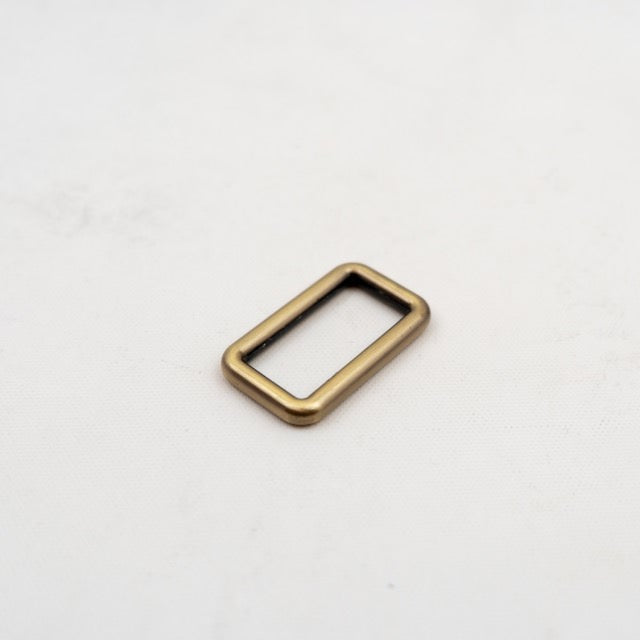 Vierkantring Antique Brass für Gurtbänder bis zu 30mm
