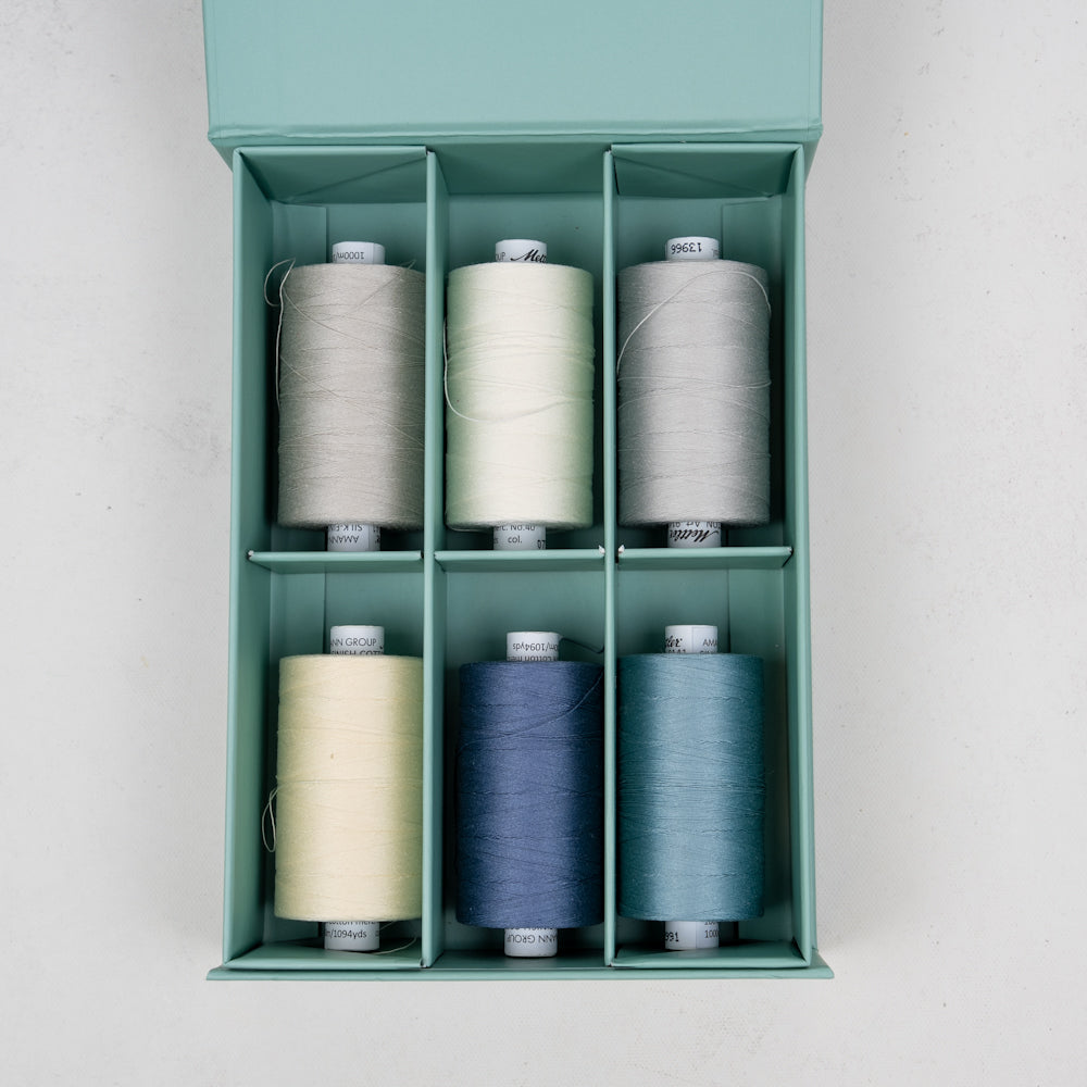 Premium Box zur Aufbewahrung von Kleinteilen und Garnen in Eucalyptus