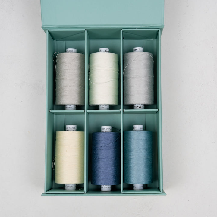 Premium Box zur Aufbewahrung von Kleinteilen und Garnen in Eucalyptus