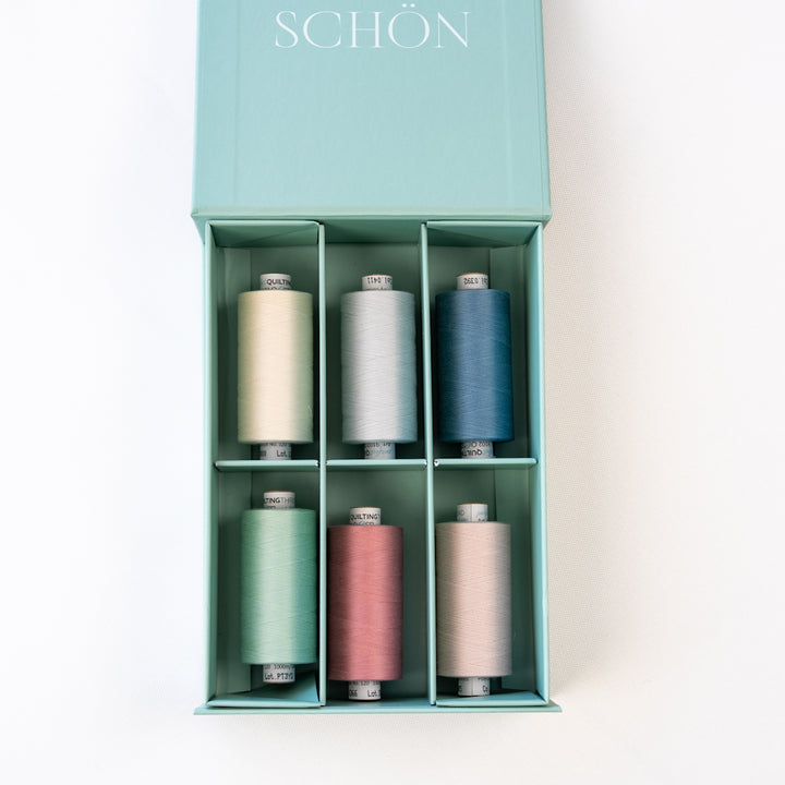 Premium Box mit 6 Garnen Mettler Perfect Quilting Thread