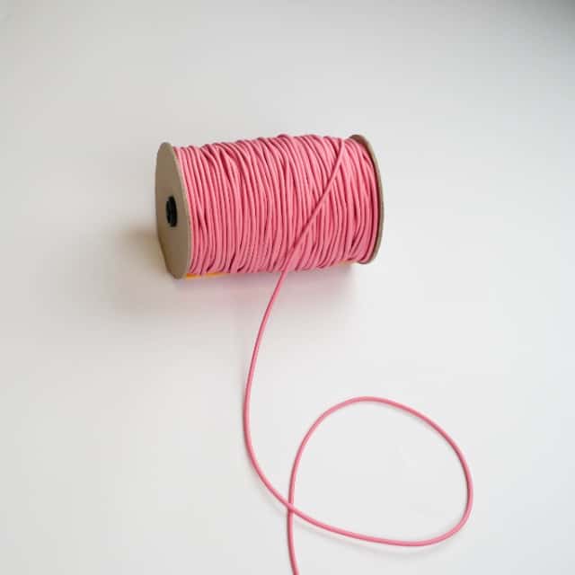 Rundgummi Ø 3 mm Rosa