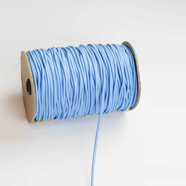 Rundgummi Ø 3 mm Hellblau