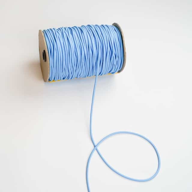 Rundgummi Ø 3 mm Hellblau