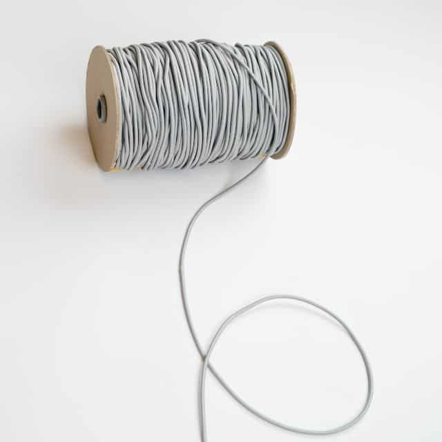 Rundgummi Ø 3 mm Grau