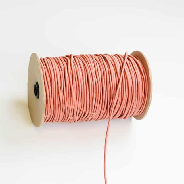 Rundgummi Ø 3 mm Altrosa