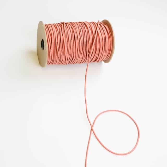 Rundgummi Ø 3 mm Altrosa