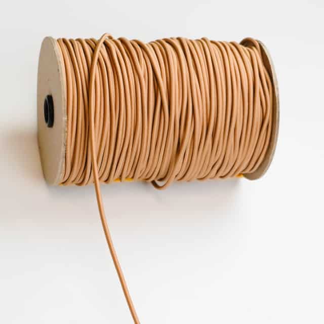 Rundgummi Ø 3 mm Sahara