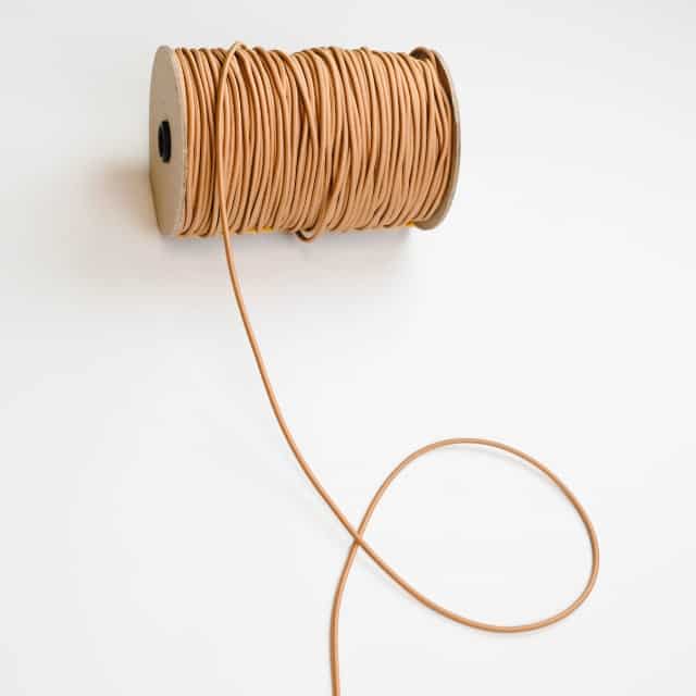 Rundgummi Ø 3 mm Sahara