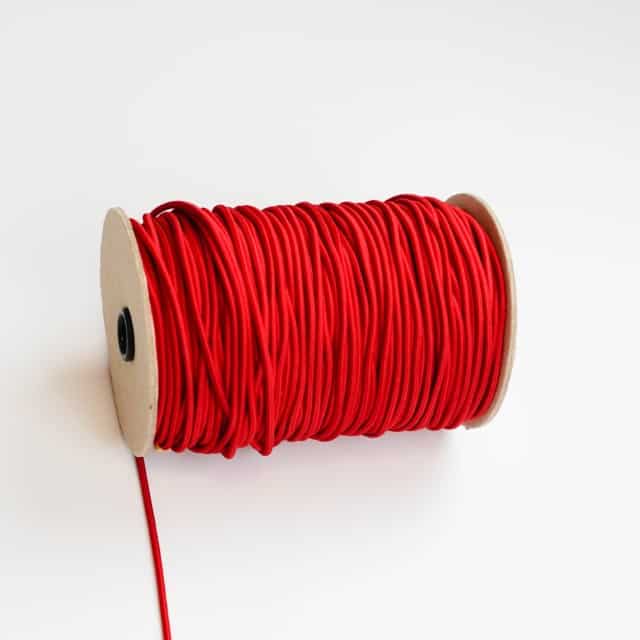 Rundgummi Ø 3 mm Rot