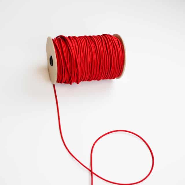 Rundgummi Ø 3 mm Rot