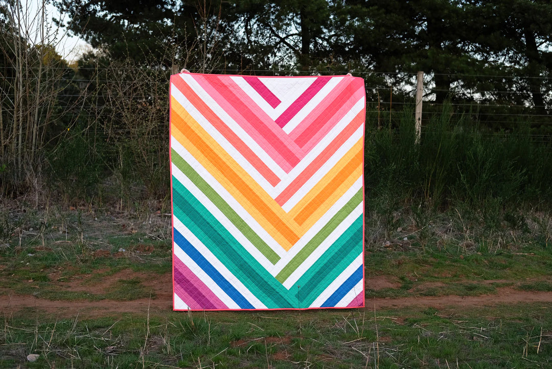 Papier-Schnittmuster "The Zoe Quilt" von Kitchen Table Quilting