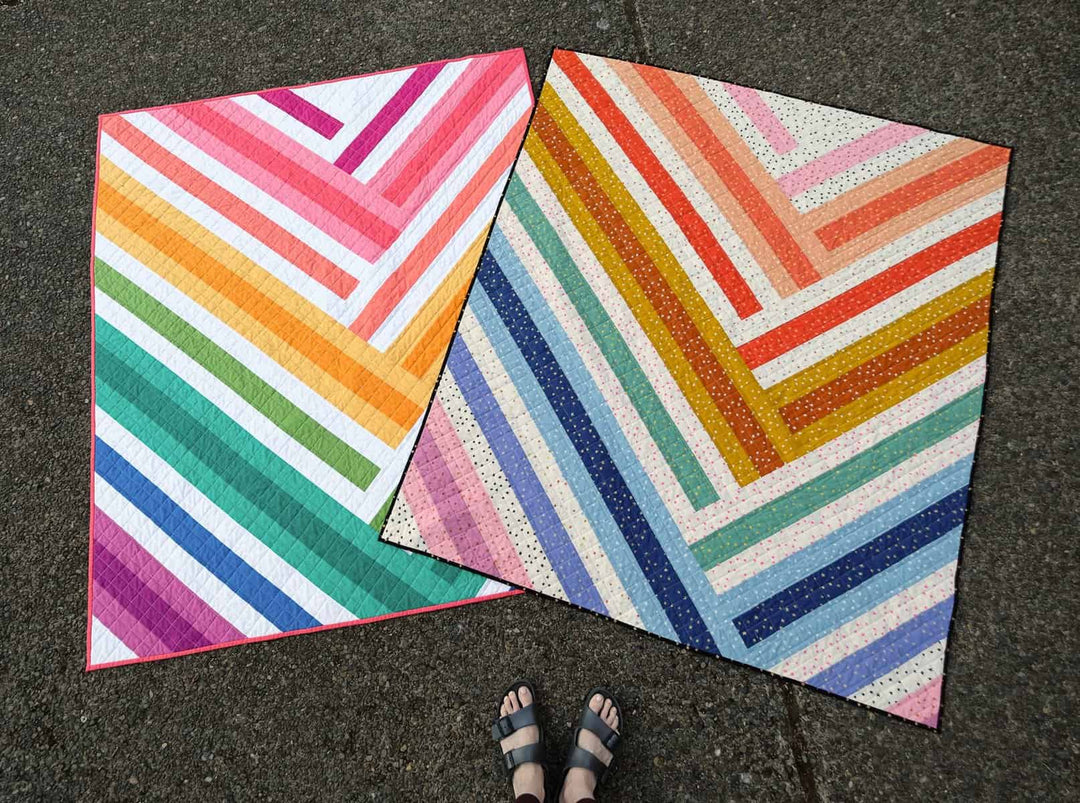 Papier-Schnittmuster "The Zoe Quilt" von Kitchen Table Quilting