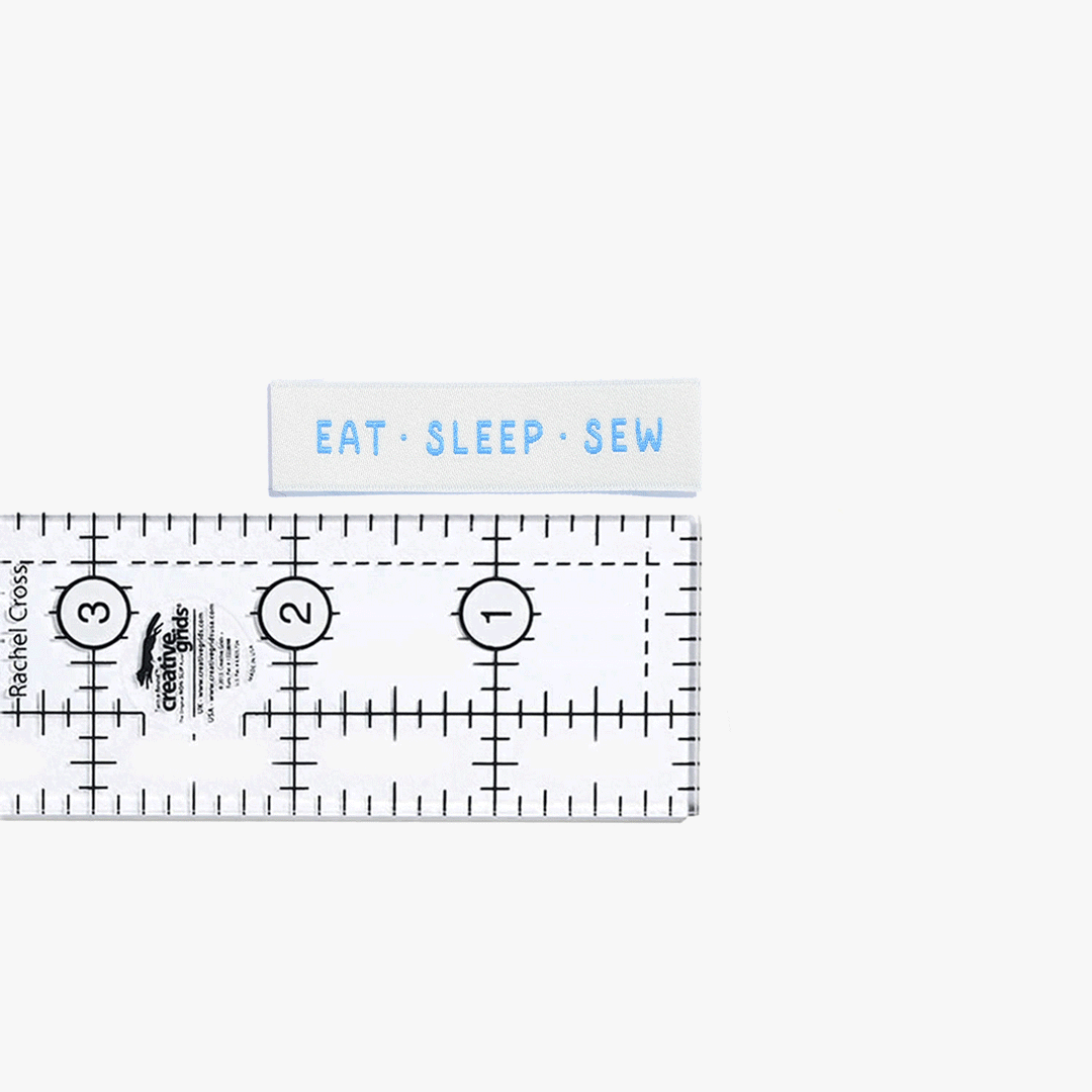 Webetiketten von Kylie and the Machine: Eat Sleep Sew (6-Label)