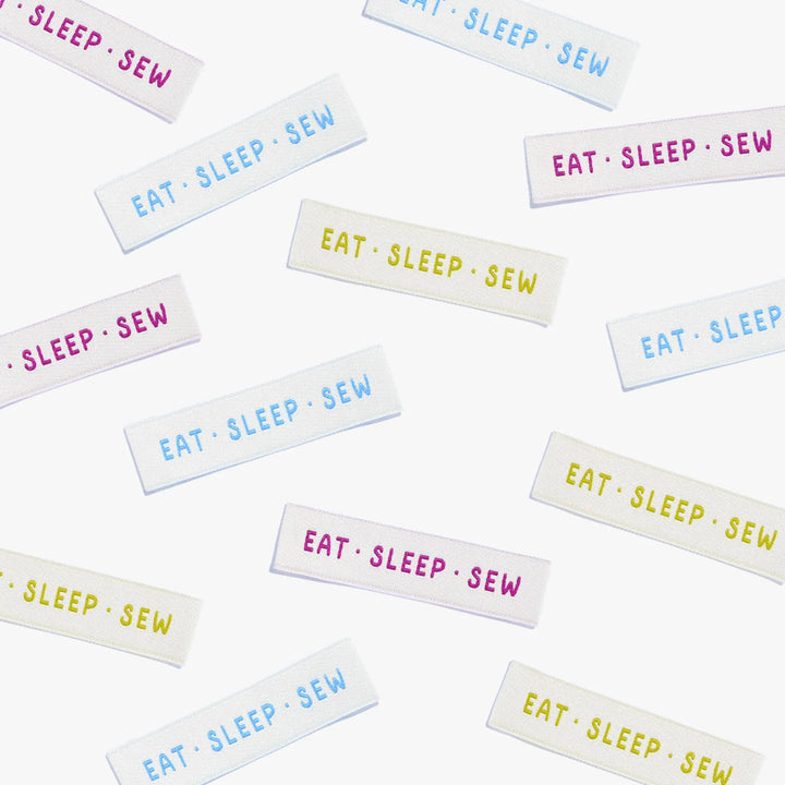 Webetiketten von Kylie and the Machine: Eat Sleep Sew (6-Label)