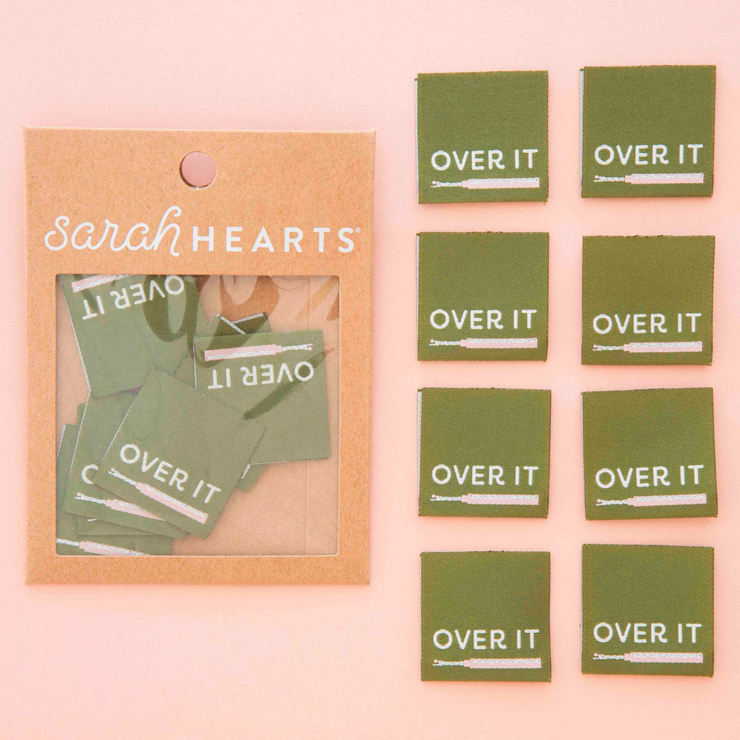 Webetiketten von Sarah Hearts: Over it Seam Ripper