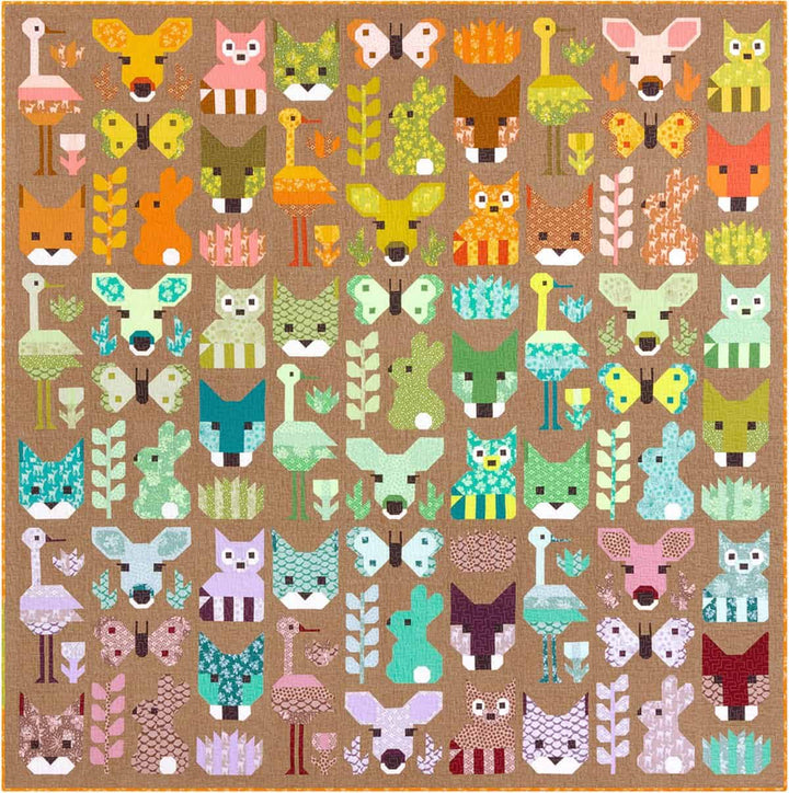 Schnittmuster Quilt "Delightful Desert"