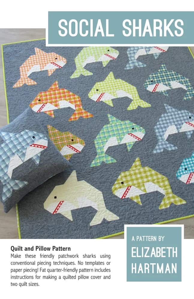 Schnittmuster - "Social Sharks" von Elizabeth Hartman (Englisch)