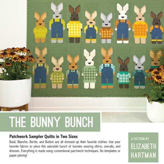 Schnittmuster Quilt "The Bunny Bunch" von Elizabeth Hartman