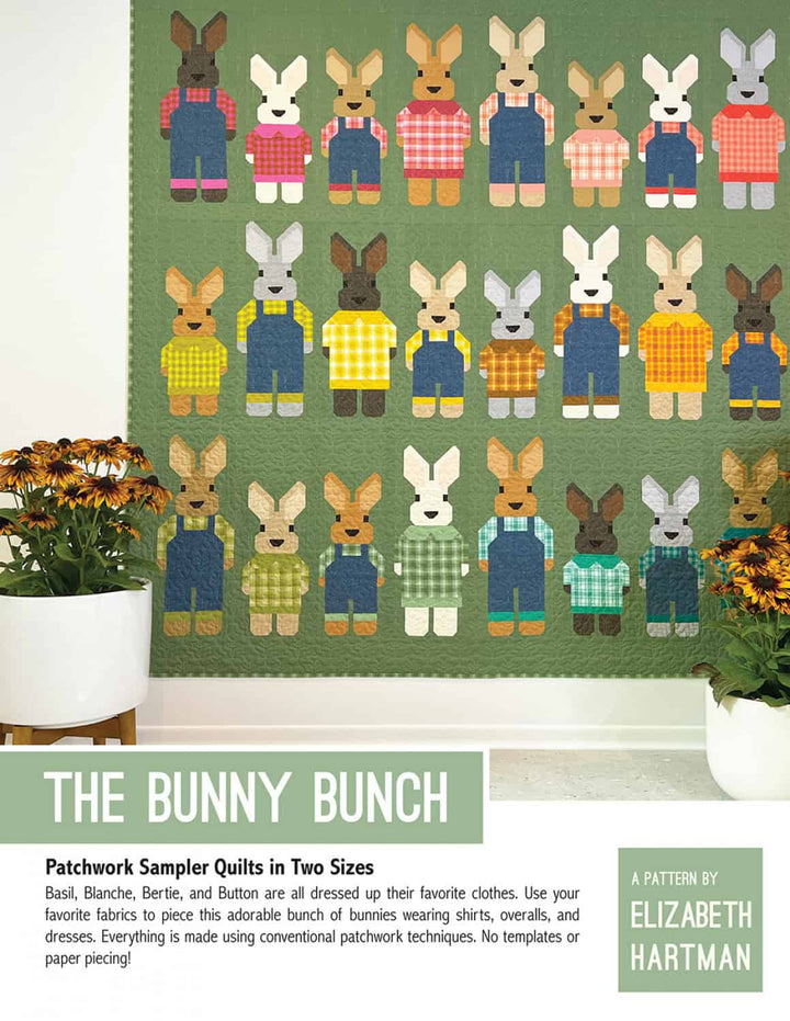 Schnittmuster Quilt "The Bunny Bunch" von Elizabeth Hartman