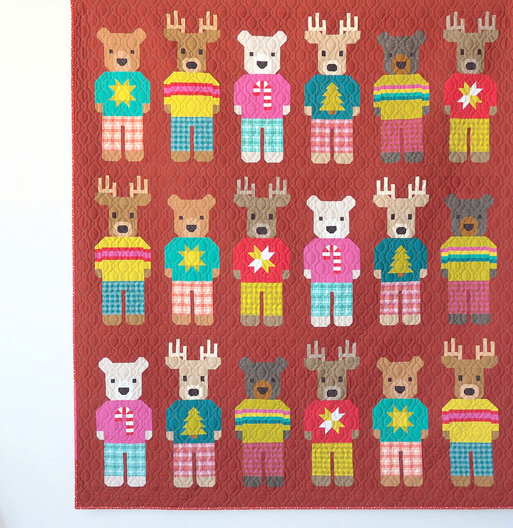 Schnittmuster Quilt "Randolph &amp;amp; Rudy" von Elizabeth Hartman