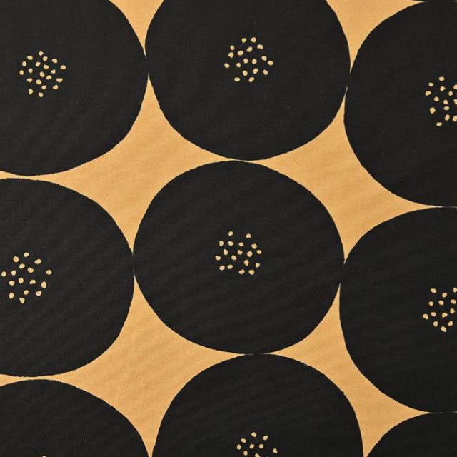 Kokka  MUDDY WORKS Big Anpan in Ocker/Schwarz (Canvas)