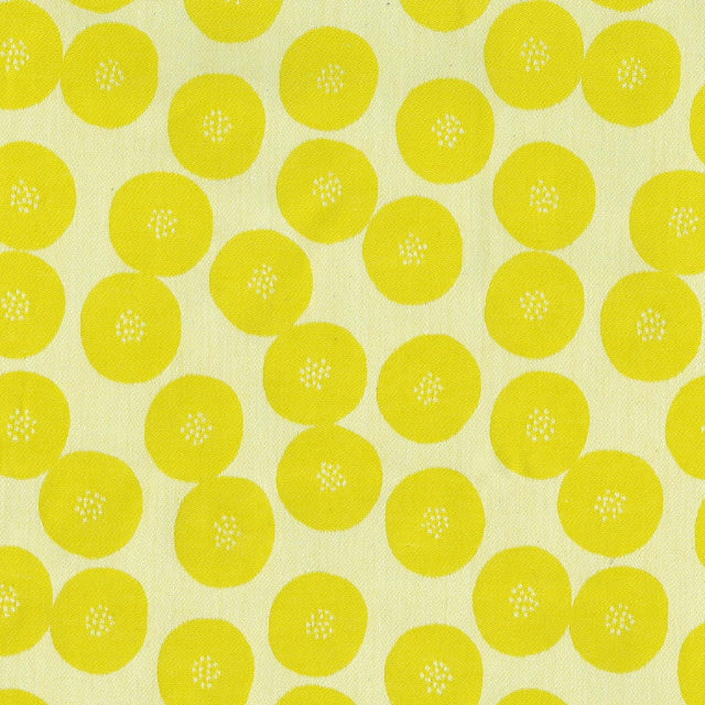 Kokka - MUDDY WORKS Anpan Jacquard - Gelb/Hellgelb (Jacquard)