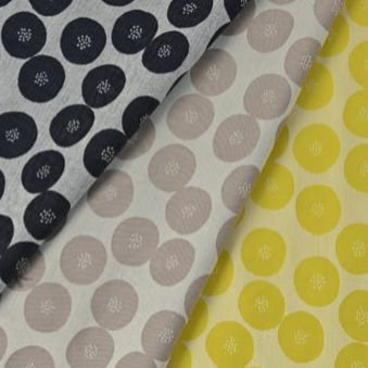 Kokka - MUDDY WORKS Anpan Jacquard - Gelb/Hellgelb (Jacquard)