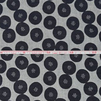 Kokka - MUDDY WORKS Anpan Jacquard - Gelb/Hellgelb (Jacquard)