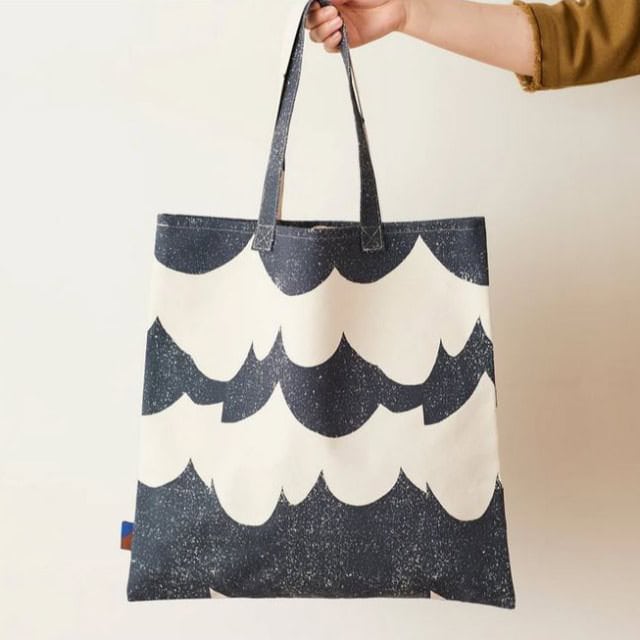 echino - Cotton Sailcloth in Petrol/Dunkelblau (Heavyweight Canvas)